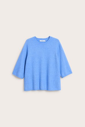 Kappahl | Stickad t-shirt | Blå