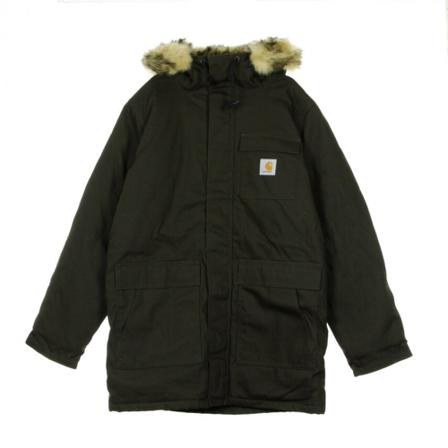 Carhartt Wip Siberian Parka Sort, Herre Vinterjakker, Størrelse: M