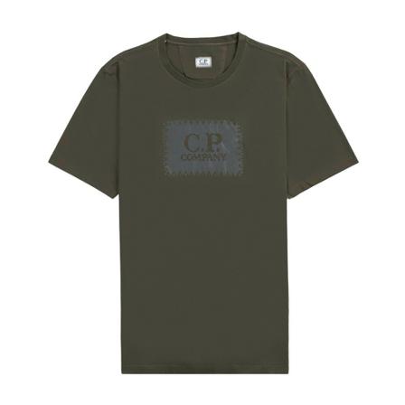 C.p. Company T-Shirts , Groen , Heren , Maat: XL