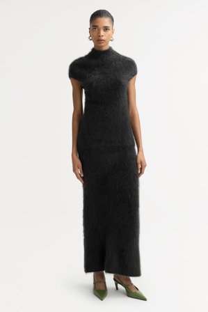 Soft Goat - Brushed Top - Women cashmere sweater - XS - Black
