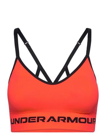 Ua Seamless Low Long Bra Lingerie Bras & Tops Sports Bras - ALL Oransje Under Armour*Betinget Tilbud