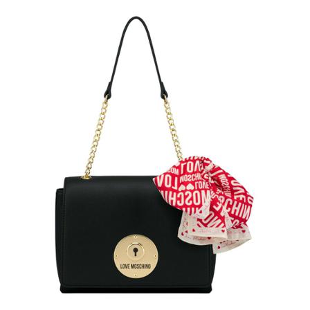 Love Moschino - Axelremsväskor - Svart - Dam - Storlek: One Size, Dam, Storlek: ONE SIZE
