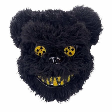 Halloween Läskig Mask Björnhuvud Kanin Mask Blodig Plysch Huvud Mask Cosplay Kostym Rekvisita Halloween Fest