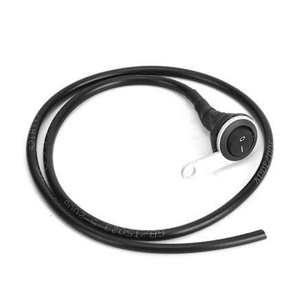 Vanntett Enkel Stål Spotlight Styre Lysbryter 22mm for Motorsykkel ATV Modifikasjon