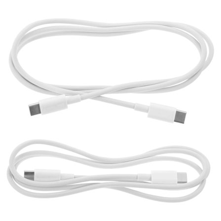 USB-C Opladerkabel 2-pak Hurtig Opladningskabel Type C til C Højhastigheds Telefonoplader Robust til Mobile Enheder