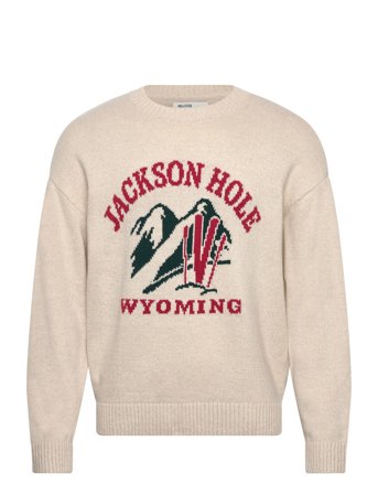 Hollister Intarsia Jersey Crew - Cream - L