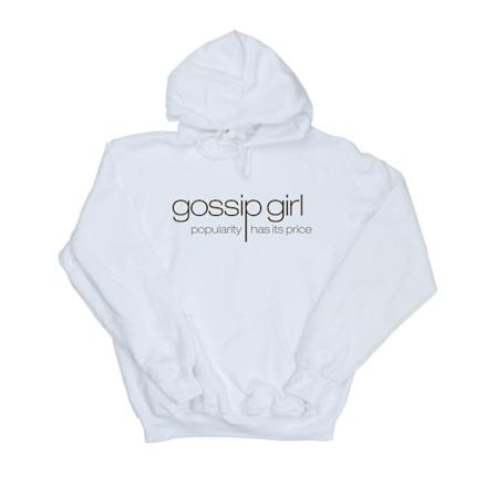 Gossip Girl Classic Logo Hoodie XL Vit White XL