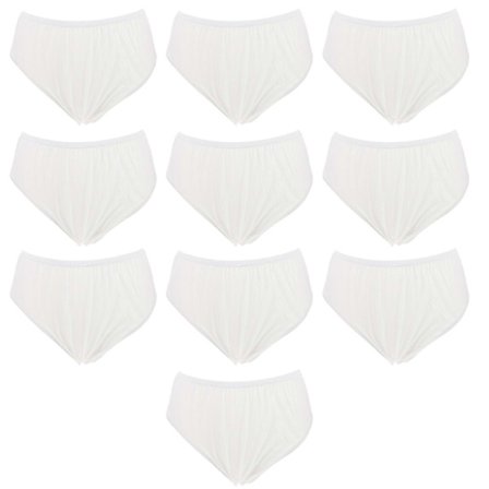 10 st. Kalsonger för män, manliga underkläder, portabla sanitära byxor, träningsunderbyxor