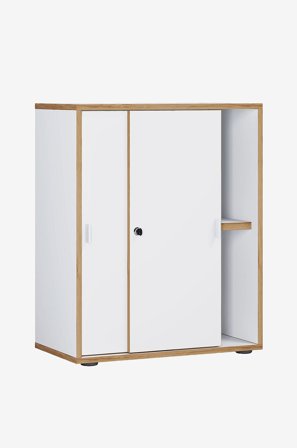 VCM - Skydeskab med 2 rum Salia B60 - Flerfarvet - Hylder & opbevaring - Fra Homeroom