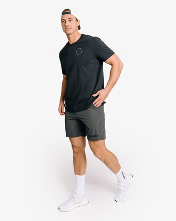 MM Sports Workout T-shirt Emblem, Black
