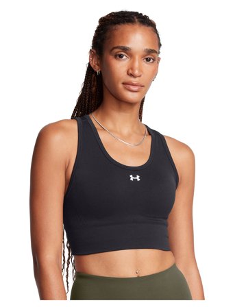 Under Armour Vanish Seamless Mid Bra - Black - XL