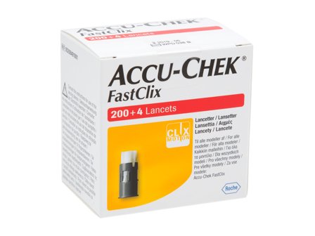 Accu-Chek Fastclix Lansettrommel, 204 stk.