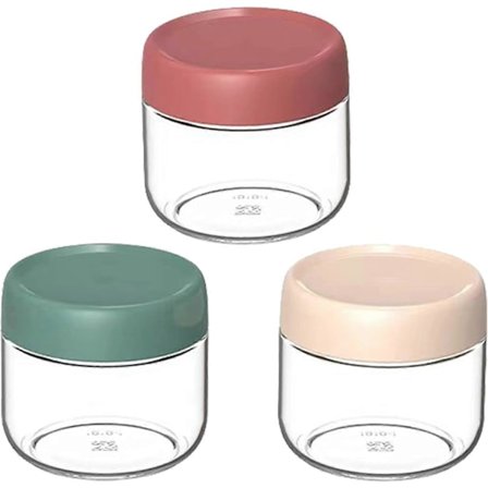 Kampanj Glasburk med Skruelåg, Overnight Oats-glas, Kryddersauce Salatdressing Sauce Madkasser, Glas Madopbevaringsbeholder Ai