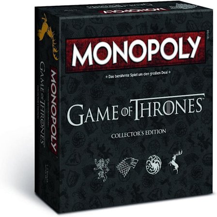 Monopol Game of Thrones Samlerudgave – Spillet for den populære serie 6 spillere heldig