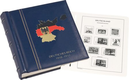 Tyske Rige - SF frimærkealbum 1919-1932 - Classic design - Leuchtturm