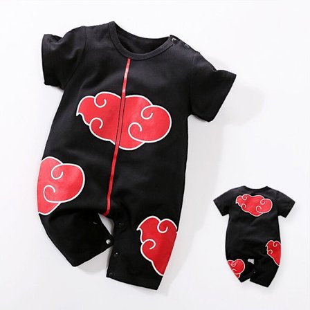 Mub- Tilpasset børns cosplay-tøj 0-1 år gammel baby heldragt japansk anime cosplay babytøj personlighed romper kostume