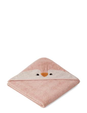 Augusta Hooded Towel Home Bath Time Towels & Cloths Towels Lyserød Liewood