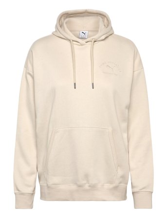 PUMA Puma Class Relaxed Hoodie Fl - Cream - L