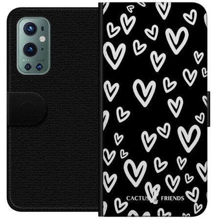 Yhteensopiva Lompakkokotelo OnePlus OnePlus 9 Pro Cactus and Friends - Handdrawn Love Chaos