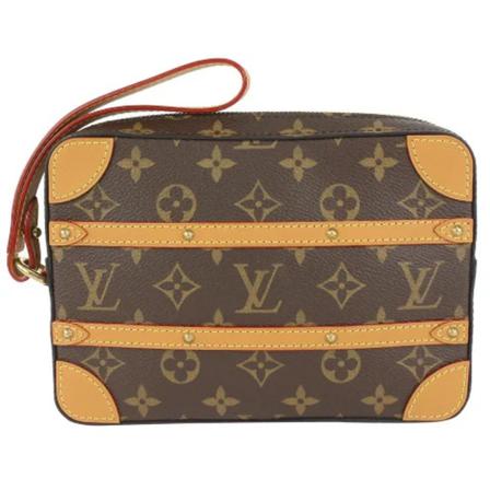 Louis Vuitton Vintage, Pre-owned Canvas louis-vuitton-bags Bruin, Dames, Maat:ONE Size