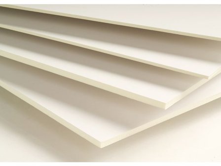 Kapaplattor 5mm vit/vit 35x50 cm - Lyreco - Skola och förskola - Hobbymaterial - Utställningsskärmar