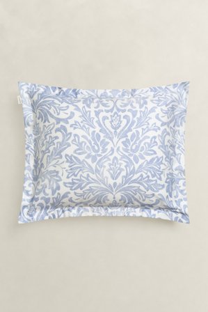 GANT Wohnaccessoires Leaf Medallion Kopfkissenbezug mit Print (80x80) Blau