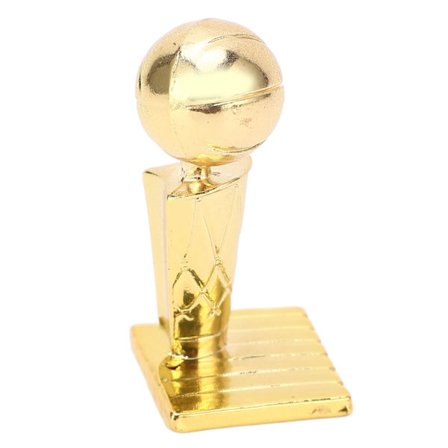 Basketball Championship Trophy Ornament Metall Dekorativt Minnetrofé Dekor for Fans