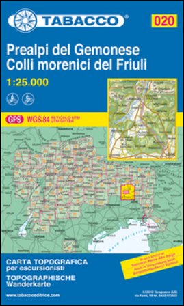 Prealpi Carniche e Giulie del gemonese 1:25.000 NA
