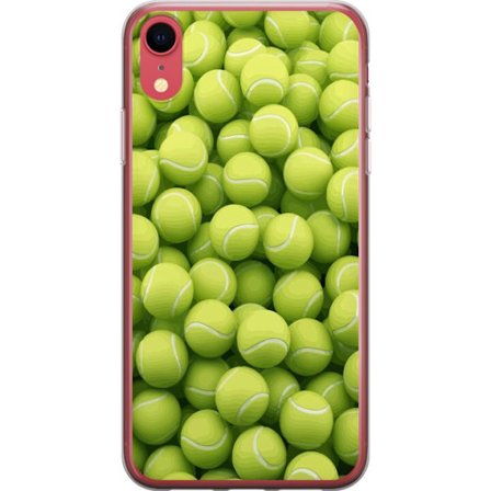 Kompatibel Mobilcover til Apple Apple iPhone XR Mønster af grønne tennisbolde i høj detalje, sporty motiv med gentagende tekstur og stærke farver