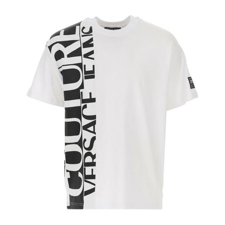 Versace Jeans Couture, T-shirt Wit, Heren, Maat:L