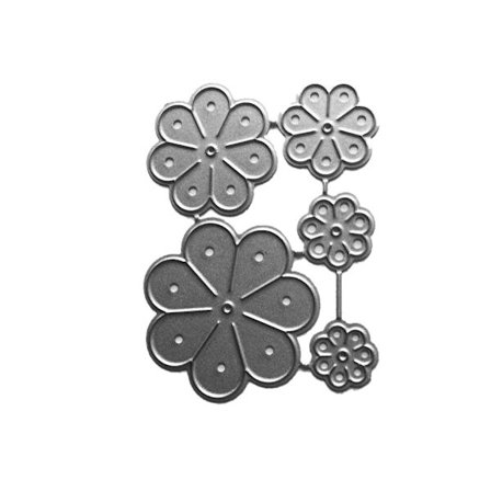 Blomsterblade Metal Skærestencils Scrapbooking DIY Album Stempel Papirkort Prægning Dekor