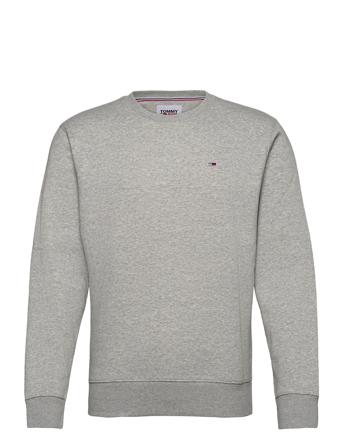 Tjm Regular Fleece C Neck Sweat-shirt Genser Grå Tommy Jeans