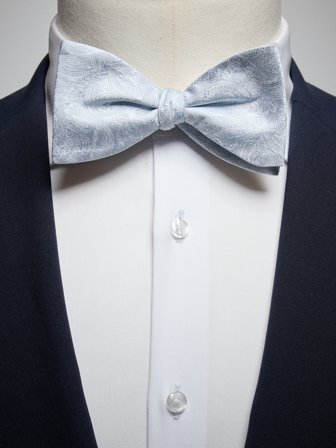 John Henric Men's Hellblaue Formelle Fliege Size Self-tied