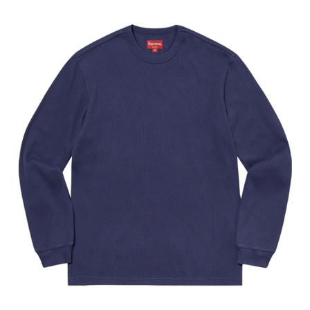 Supreme Long Sleeve Tops Blå, Herre