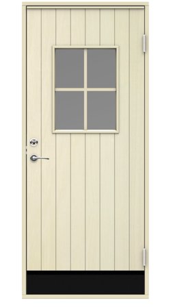 Swedoor Sälen Glas & Sparkplåt Varmförrådsdörr 1978x888 mm, Dörrar