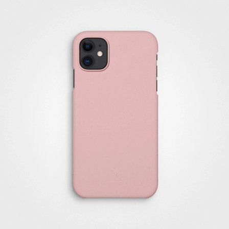 Plastic Free Phone Case Dusty Pink, Made From Plants | agood company, iPhone 11