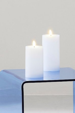 Jotex - Flow Stumpenkerze Led 15 Cm Weiß - FLAMME - Kaufe LED-Kerzen bei Jotex