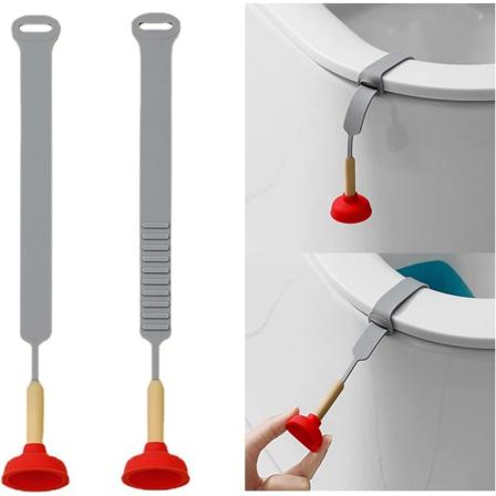 Toiletstempel Toiletbørste og beslag Fleksibel børnetoiletlåg løfterpude trækker forhindrer kontakt med toiletsæde af Weinti+1 (2 stk)