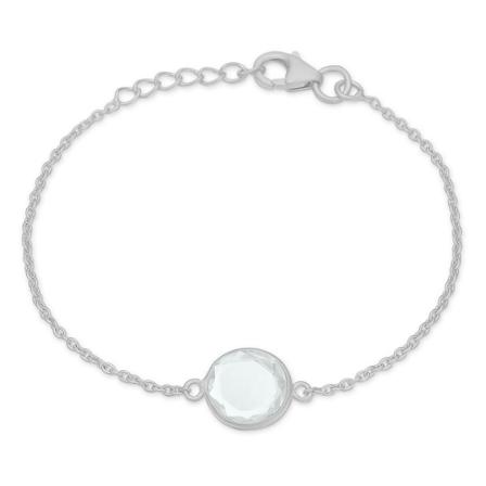 Frk. Lisberg Cat bracelet quartz silver Grå, Dame Armbånd