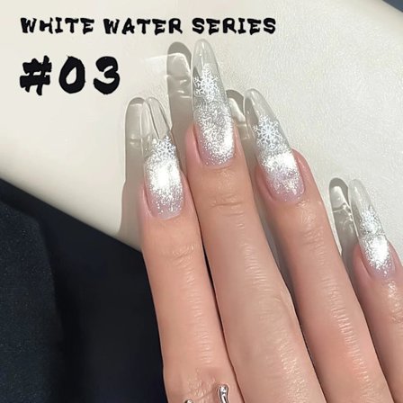 MIANEL 1-5 st 12ML Galaxy White Glaspärla Cat Eye Gel Nagellack Sommar Naglar Super Vita Naglar Nagelkonst Salong Nagelmaterial