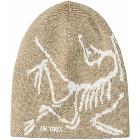 Arc'teryx Bird Head Toque -pipo Khaki Merinovilla Neulottu Talvipipo Unisex