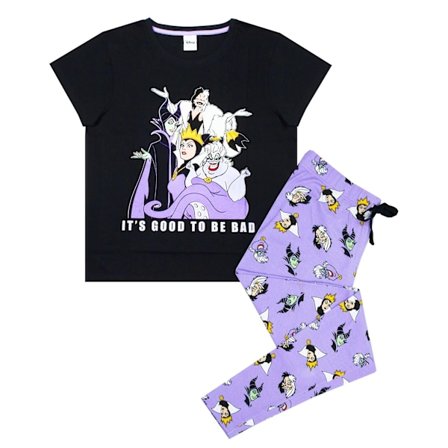 Disney Dam Its Good To Be Bad Skurkar Pyjamasset XL