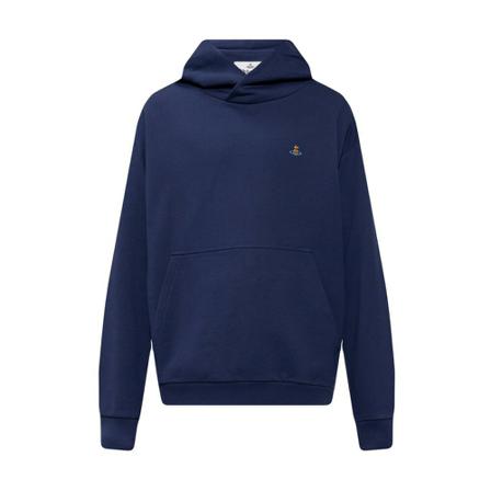 Vivienne Westwood Logo-embroidered hoodie Blå, Herre
