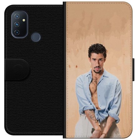 Kompatibel Tegnebogsetui til OnePlus Nord N100 Bad Bunny Super Bowl-inspireret grafik med NFL-trofæ og San Francisco-bro i sportdesign