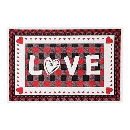 Dørmatter for Valentinsdagen, Velkomstmatter, Hjemmeinnredning, Matter, Stuematter