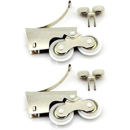 Revolutionér dine skydedøre, Tandem Rulle Samling Hjul der Øger Glatheden, Egnet Til Møbelskabe Garderober, Langvarig Brug