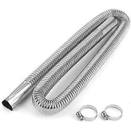 2025 Lämpligt Bilvärmare Ventilationsrör, Rostfritt Stål Parkeringsluftvärmare Avgasrör Diesel Gas Ventilationsrör