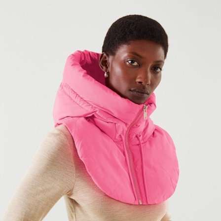 Neddytter med hette Halsduk Balaclava lue ROSA