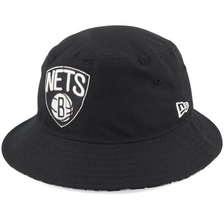 New Era - Svart bucket Hatt - Print Infill Black Bucket @ Hatstore
