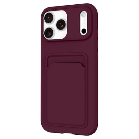 iPhone 17 Pro Max Silikonskal med Kortplats